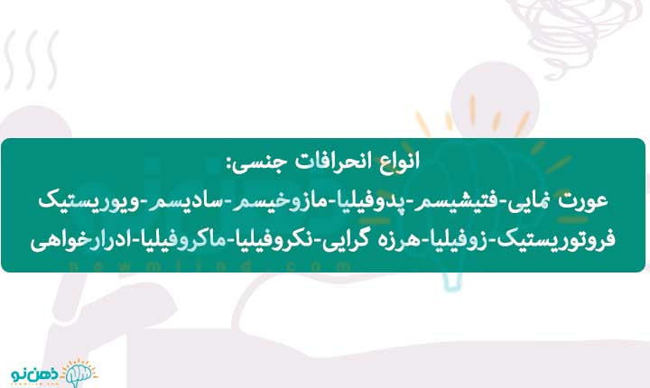 انحراف جنسی چیست ؟ نگاهی علمی به انواع آن 2 انواع انحرافات جنسی