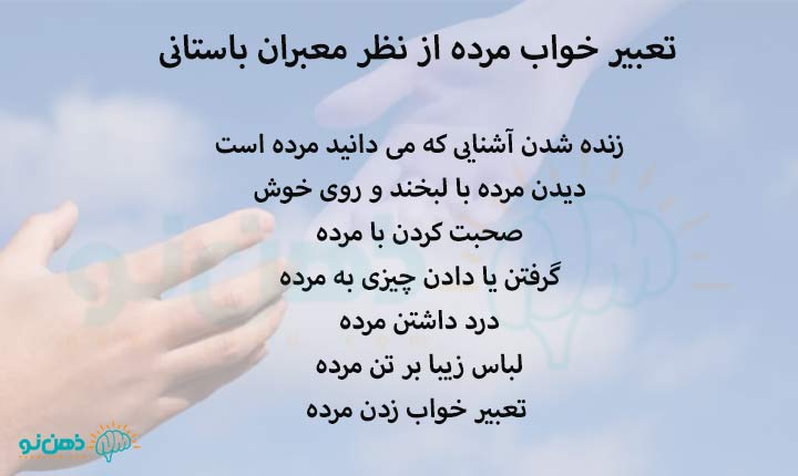 تعبیر خواب مرده از نظر معبران باستانی