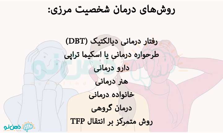 روش های درمان شخصیت مرزی