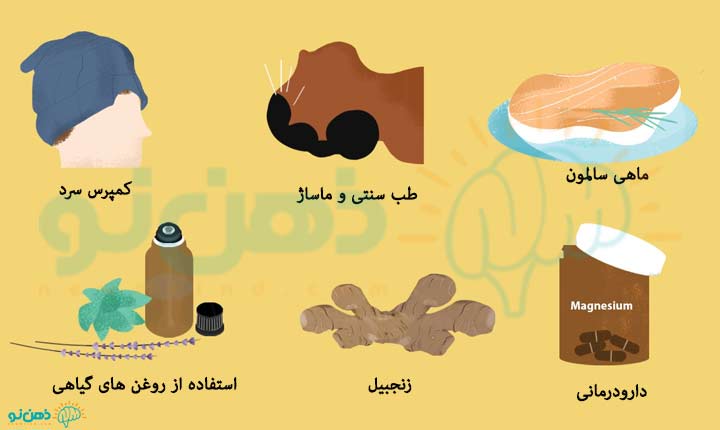 انواع درمان میگرن