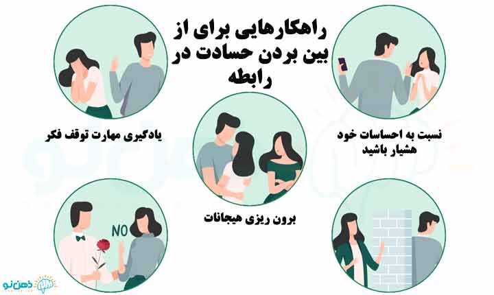 از بین بردن حسادت در رابطه