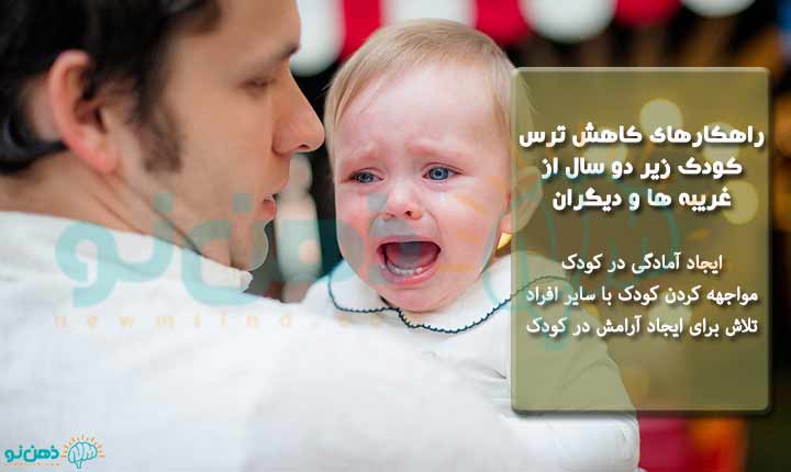 کاهش ترس کودک از غریبه