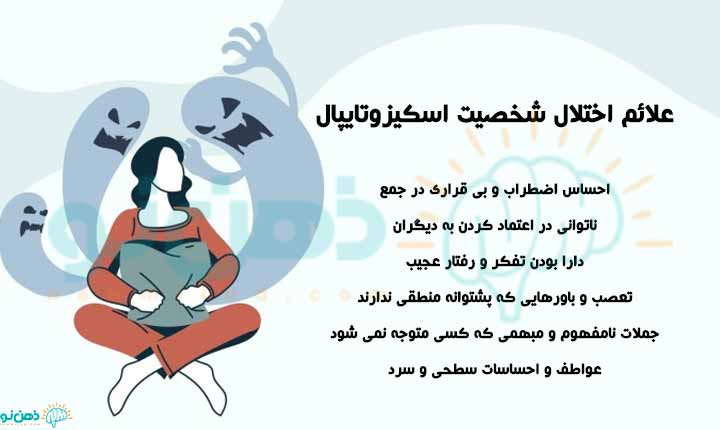 علائم اختلال شخصیت اسکیزوتایپال