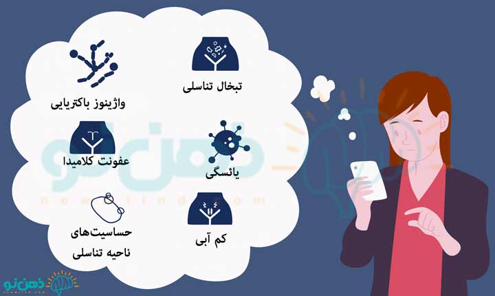 دلایل سوزش واژن