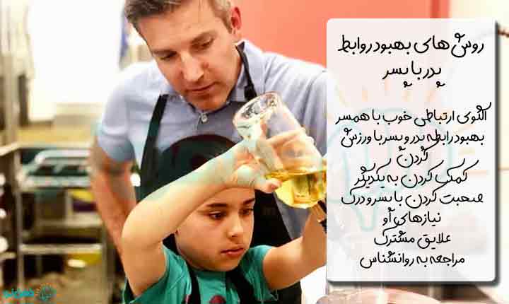 روش های رفتار پدر با پسر