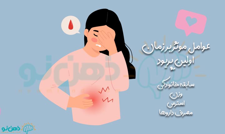 زمان اولین پریود