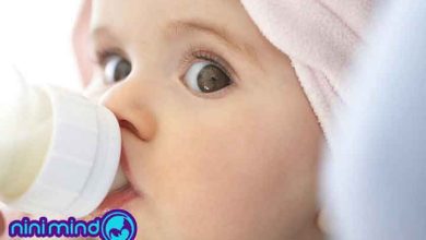 بالا آوردن شیر نوزاد