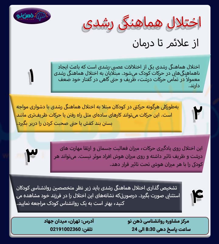 درمان اختلال هماهنگی رشدی