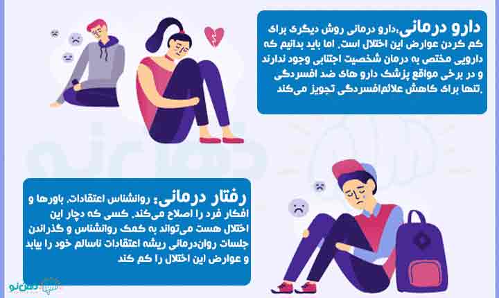 روش های درمان شخصیت اجتنابی