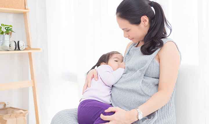 شیردهی در دوران بارداری