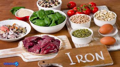 مواد غذایی سرشار از آهن