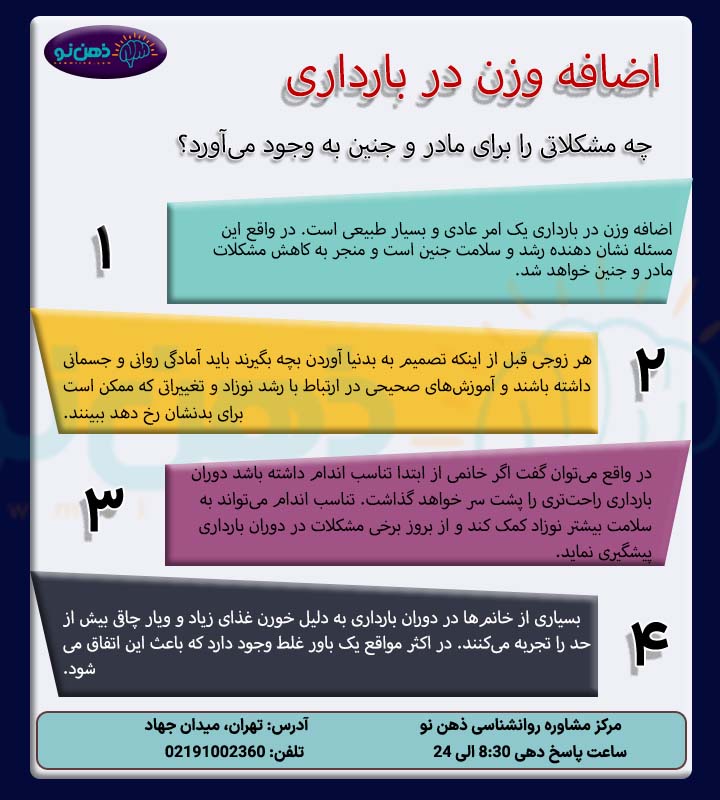 اضافه وزن در بارداری