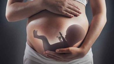 تکان خوردن جنین در شکم مادر