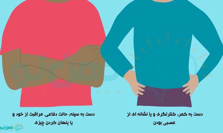 دست ها در زبان بدن