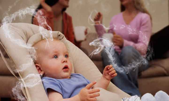 تاثیر دود سیگار بر نوزاد