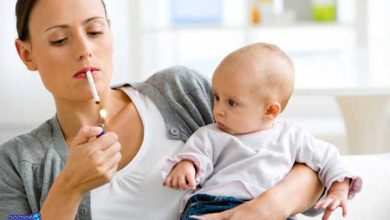 سیگار کشیدن در شیردهی