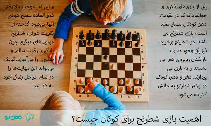 بازی شطرنج برای کودکان