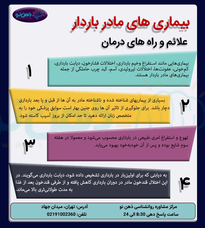 بیماری های مادر باردار