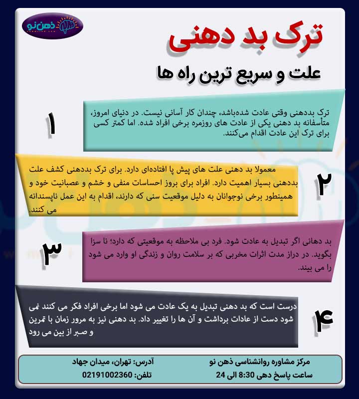 ترک بد دهنی