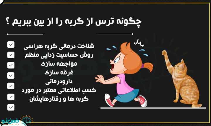 درمان ترس از گربه