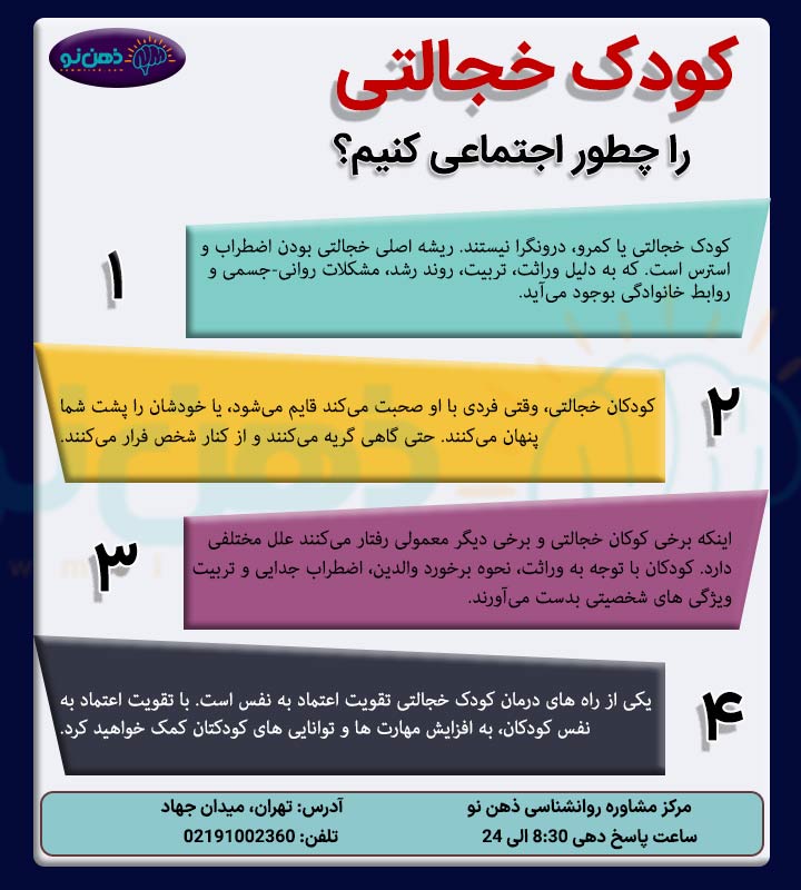 درمان کودک خجالتی