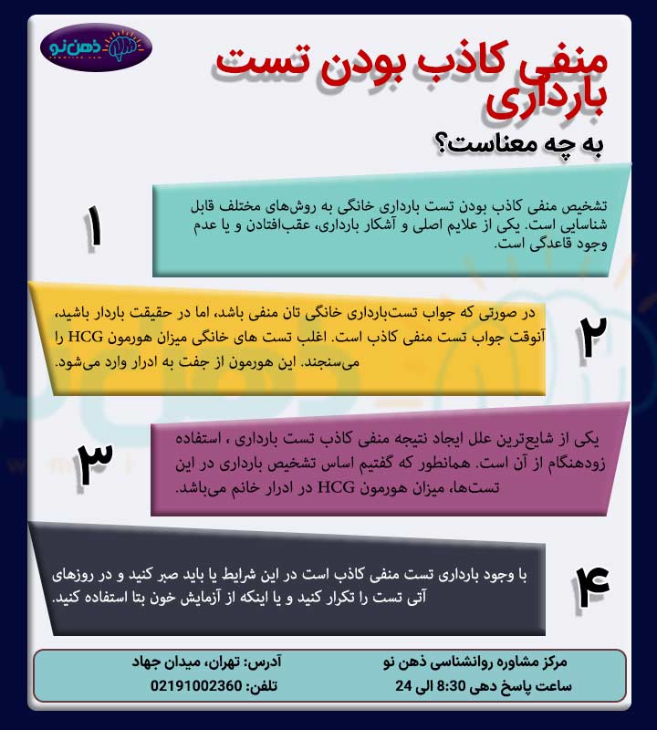 منفی کاذب بودن تست بارداری