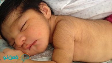 موی پیشانی نوزاد