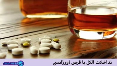 قرص اورژانسی و الکل