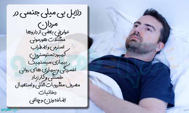 دلیل ناتوانی جنسی مردان