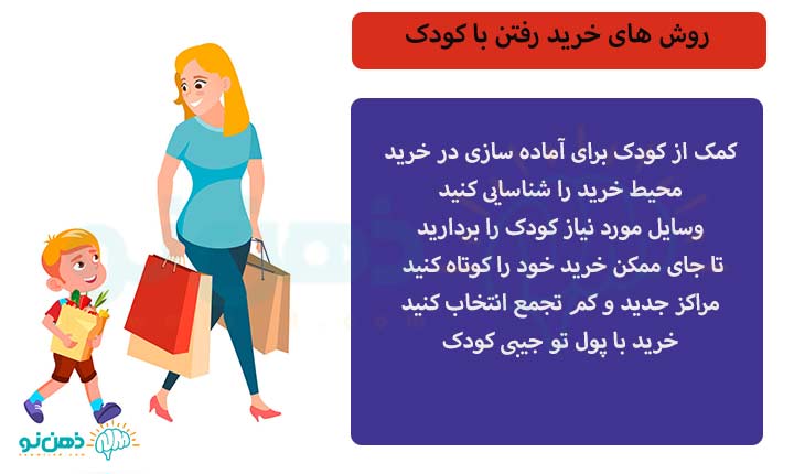 روش های خرید رفتن با کودک چگونه است؟