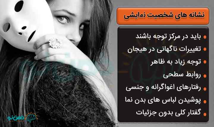 نشانه های شخصیت نمایشی