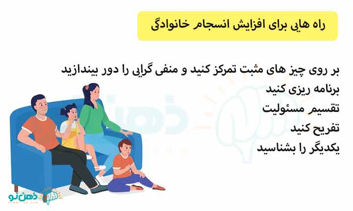 راه هایی برای افزایش انسجام خانوادگی