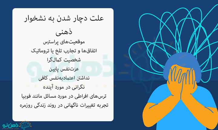 علت ابتلا به نشخوار ذهنی