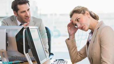 همکار پرحرف