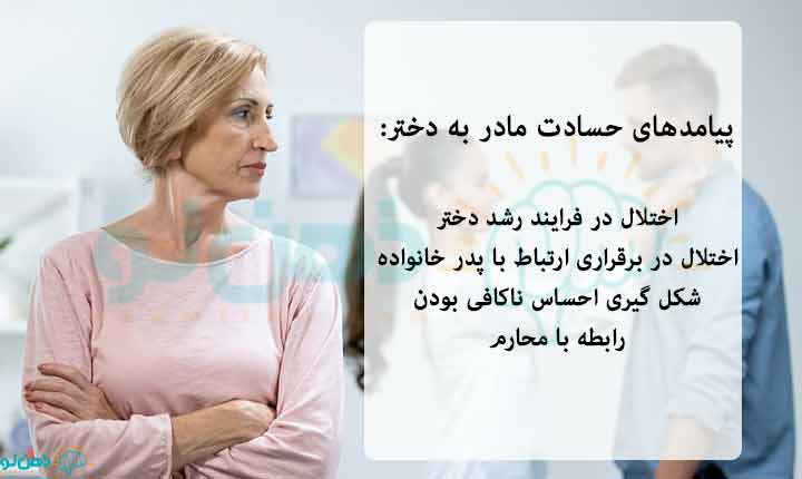 پیامدهای حسادت مادر به دختر