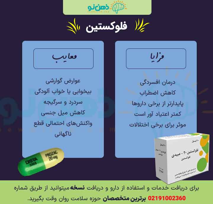 مزایا و معایب فلوکستین
