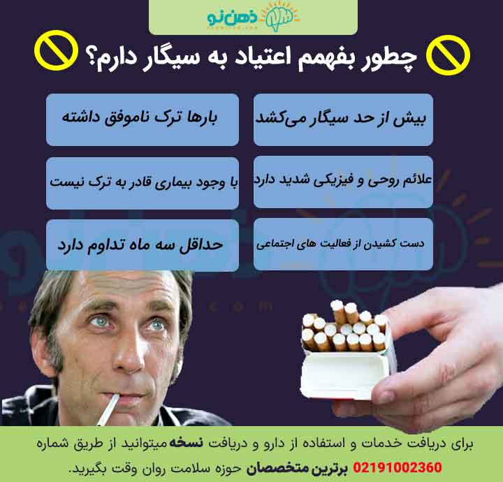 چطور بفهمم سیگاری شدم