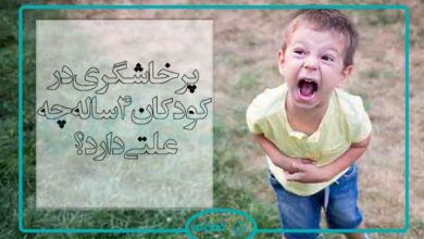 پرخاشگری کودک 4 ساله